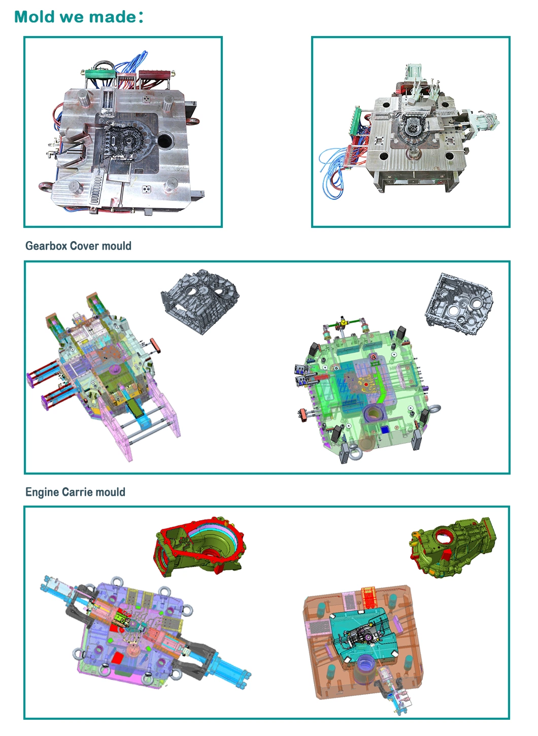 High Precision Injection Mould Hpdc Aluminium Mould for Auto Parts Steering Gear Series Transmission Housing/Transmission Case New Energy Radiator Housing